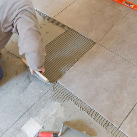 Pose carrelage intérieur